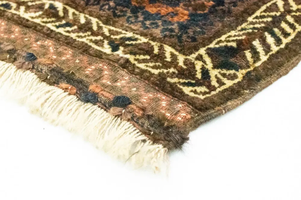Afghansk teppe square - 80 x 80 cm - blå