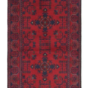 Afghanske tepper - Kunduz - 120 x 77 cm - mørkeblå