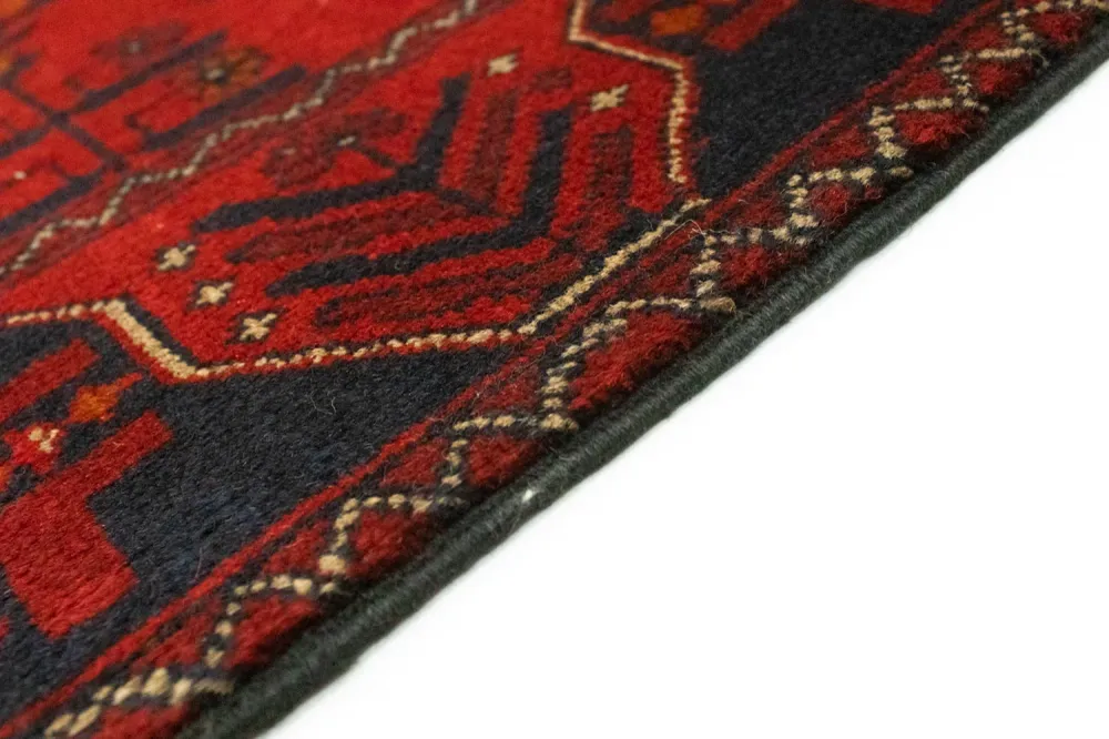 Afghanske tepper - Kunduz - 125 x 83 cm - rød