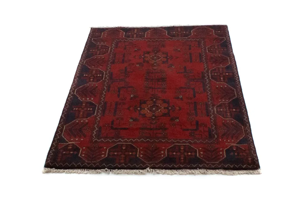 Afghanske tepper - Kunduz - 125 x 83 cm - rød