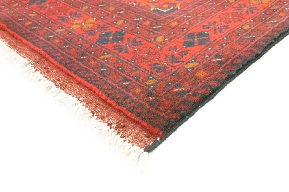 Afghanske tepper - Kunduz - 142 x 103 cm - rød