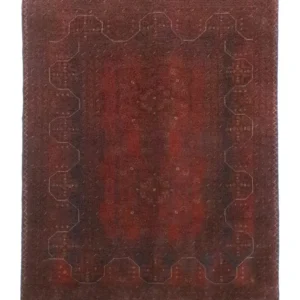 Afghanske tepper - Kunduz - 147 x 100 cm - rød