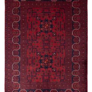 Afghanske tepper - Kunduz - 147 x 100 cm - rød