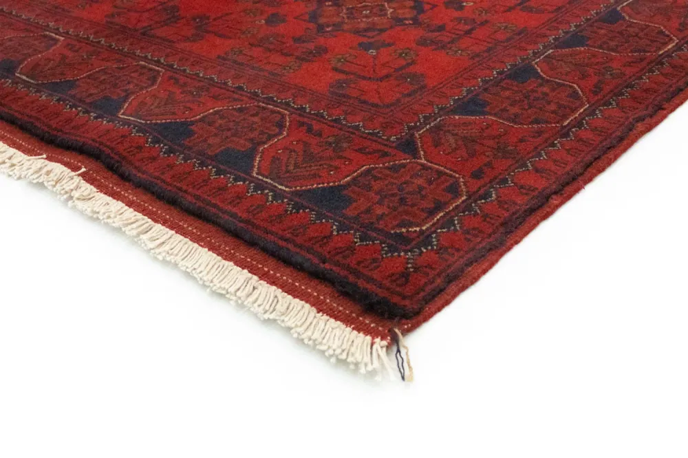 Afghanske tepper - Kunduz - 147 x 105 cm - rød