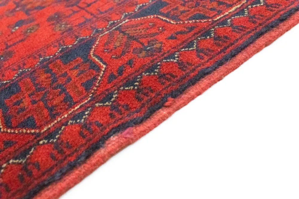 Afghanske tepper - Kunduz - 147 x 105 cm - rød