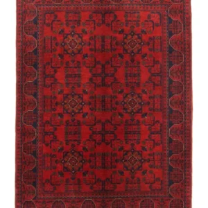 Afghanske tepper - Kunduz - 147 x 105 cm - rød