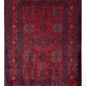 Afghanske tepper - Kunduz - 149 x 101 cm - rød