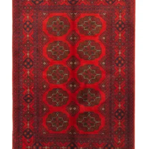 Afghanske tepper - Kunduz - 151 x 102 cm - rød