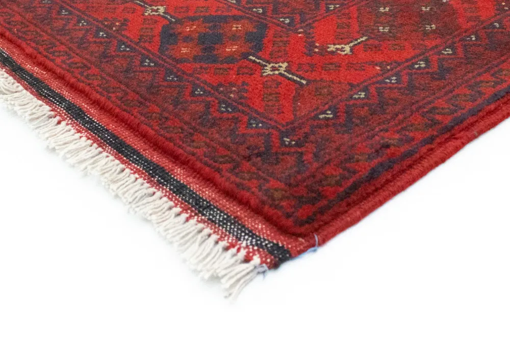 Afghanske tepper - Kunduz - 151 x 102 cm - rød