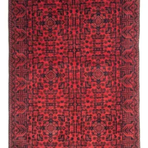 Afghanske tepper - Kunduz - 187 x 122 cm - rød