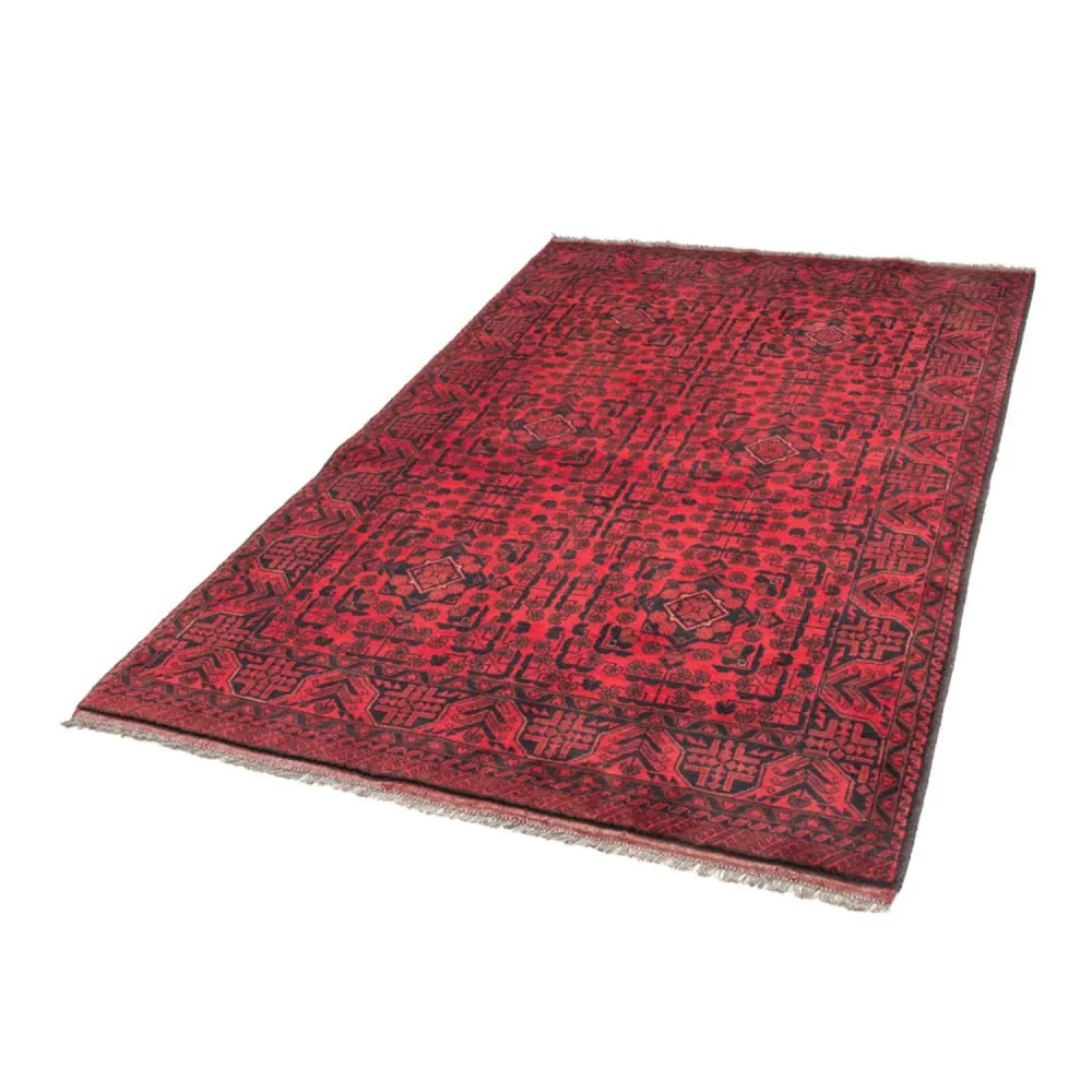 Afghanske tepper - Kunduz - 187 x 122 cm - rød
