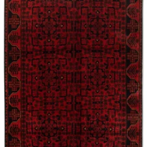 Afghanske tepper - Kunduz - 189 x 116 cm - rød