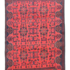 Afghanske tepper - Kunduz - 191 x 121 cm - mørkeblå