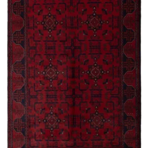 Afghanske tepper - Kunduz - 192 x 127 cm - mørk rød