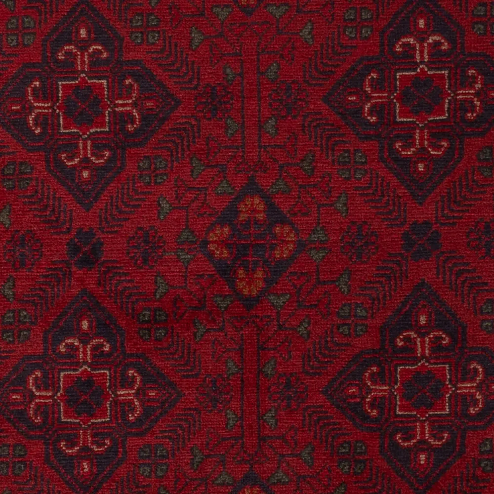 Afghanske tepper - Kunduz - 194 x 121 cm - rød