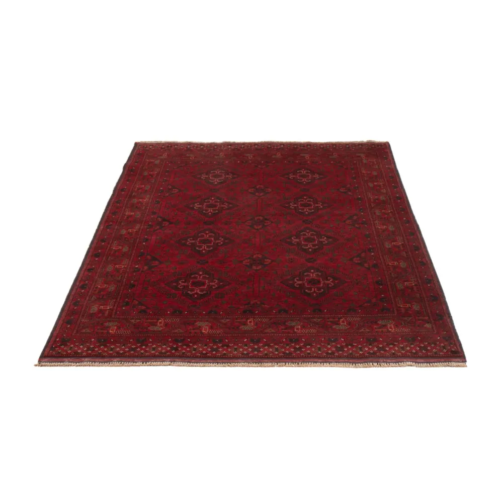 Afghanske tepper - Kunduz - 194 x 121 cm - rød