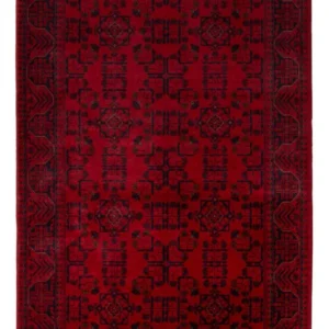 Afghanske tepper - Kunduz - 195 x 125 cm - rød