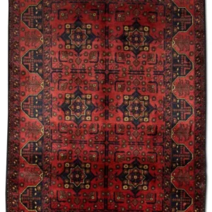 Afghanske tepper - Kunduz - 196 x 124 cm - rød