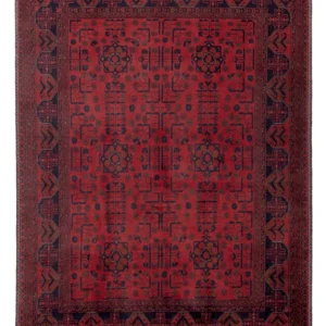Afghanske tepper - Kunduz - 196 x 148 cm - rød