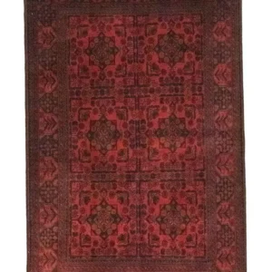 Afghanske tepper - Kunduz - 197 x 126 cm - rød