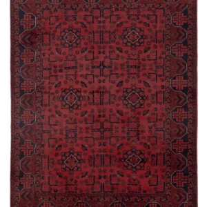 Afghanske tepper - Kunduz - 197 x 147 cm - rød