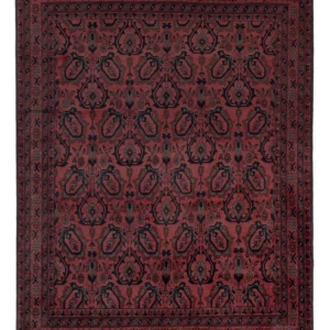 Afghanske tepper - Kunduz - 197 x 150 cm - rød