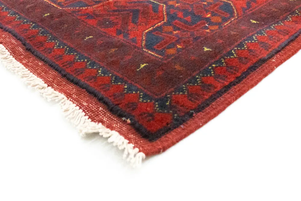 Afghanske tepper - Kunduz - 197 x 151 cm - rød