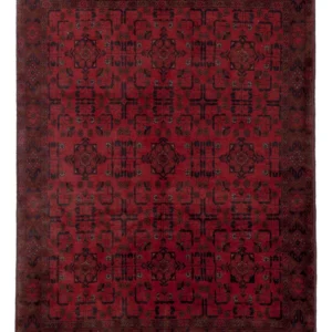 Afghanske tepper - Kunduz - 197 x 153 cm - rød