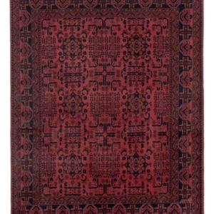 Afghanske tepper - Kunduz - 197 x 154 cm - rød