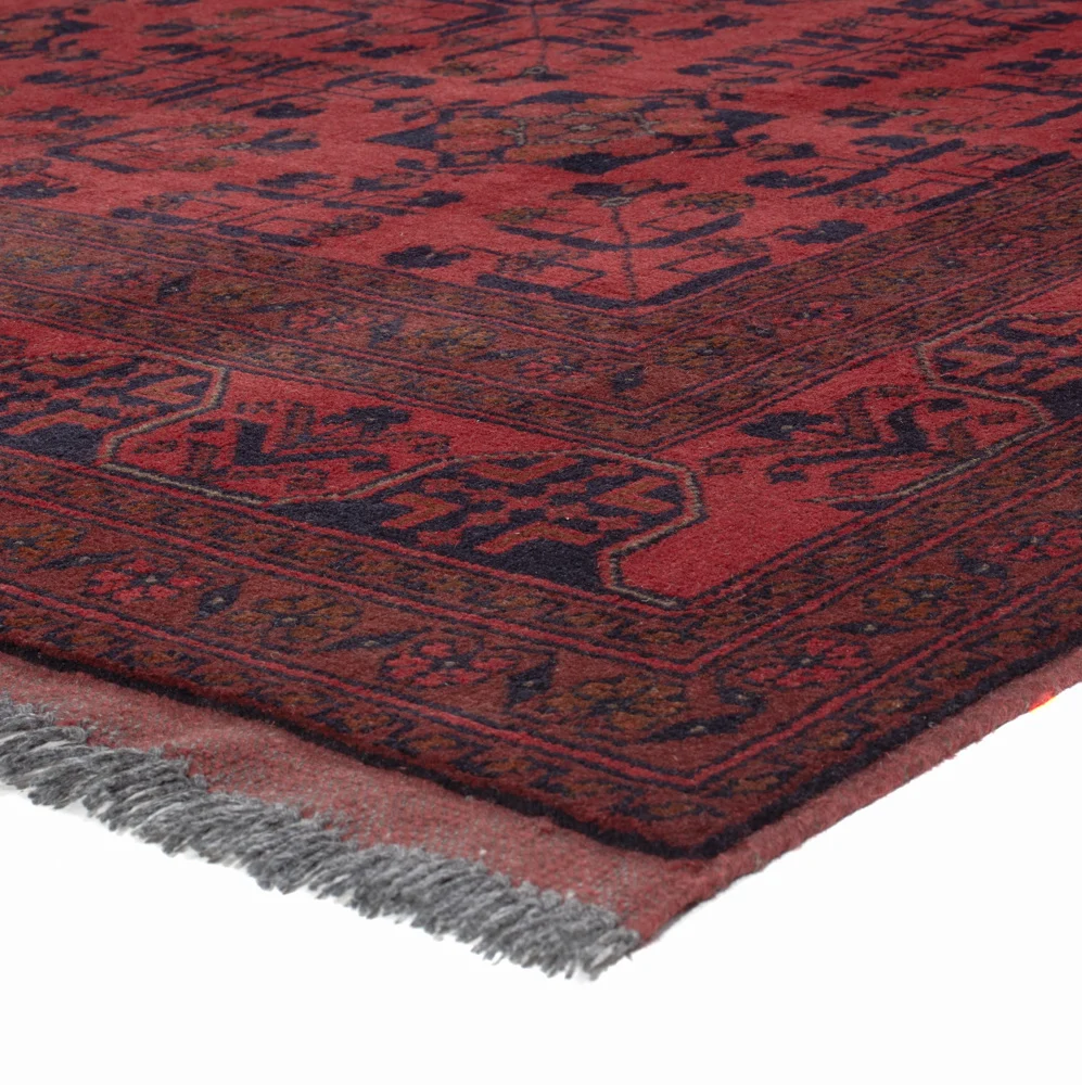 Afghanske tepper - Kunduz - 199 x 151 cm - rød