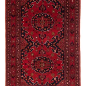 Afghanske tepper - Kunduz - 200 x 120 cm - rød
