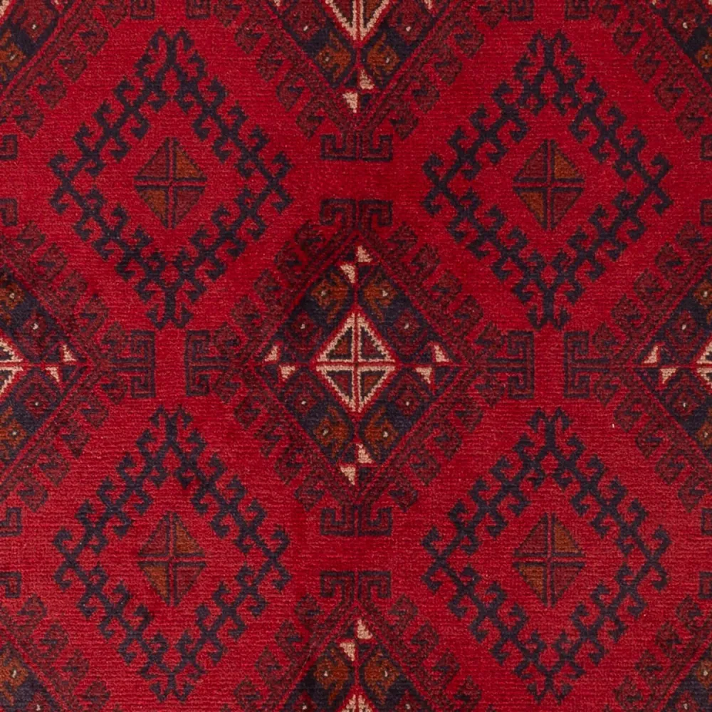 Afghanske tepper - Kunduz - 201 x 126 cm - rød