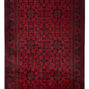 Afghanske tepper - Kunduz - 203 x 128 cm - rød