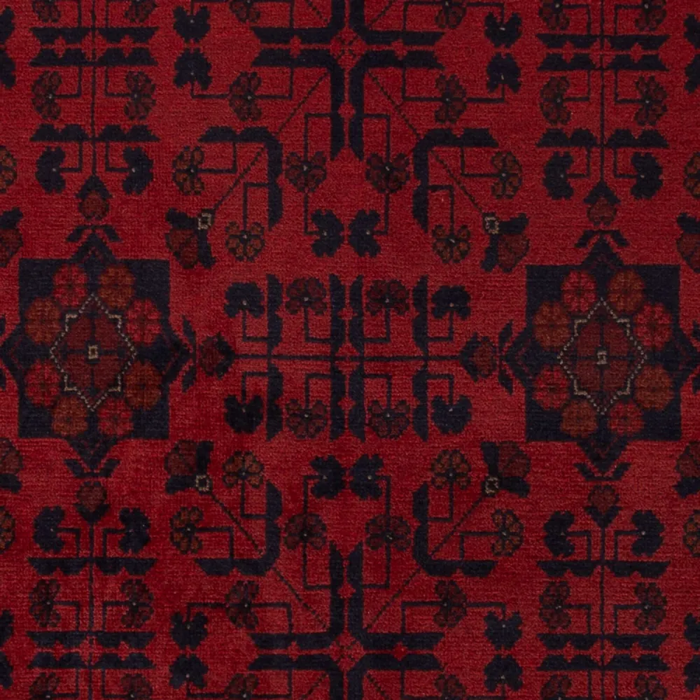 Afghanske tepper - Kunduz - 203 x 128 cm - rød