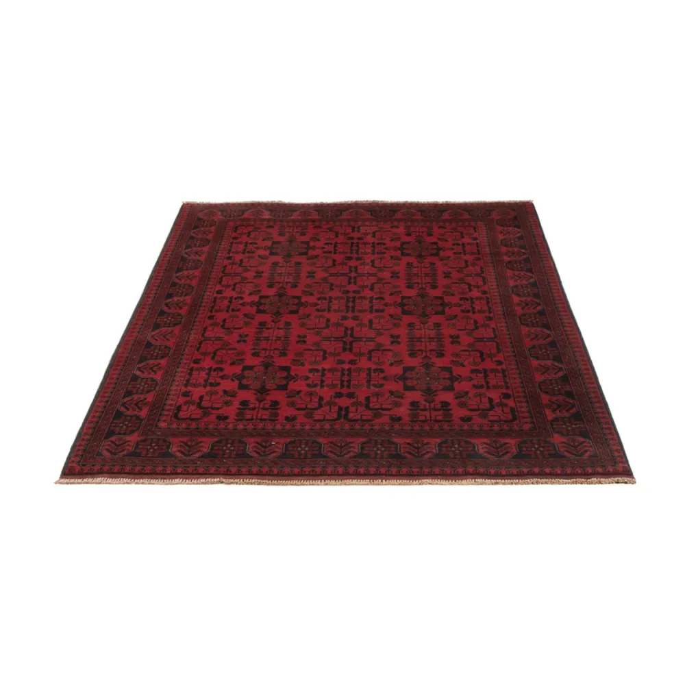 Afghanske tepper - Kunduz - 203 x 128 cm - rød