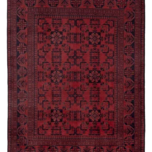 Afghanske tepper - Kunduz - 203 x 151 cm - rød