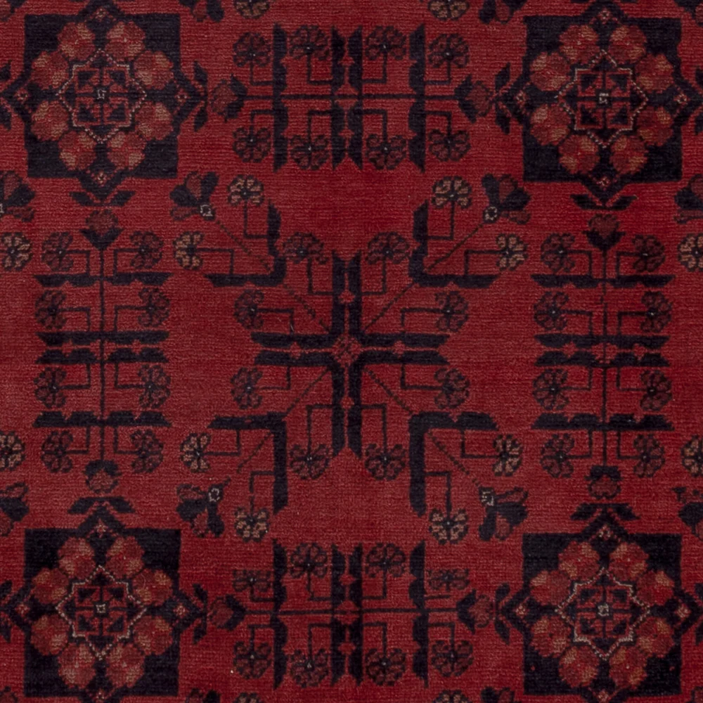 Afghanske tepper - Kunduz - 203 x 151 cm - rød