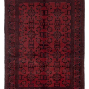 Afghanske tepper - Kunduz - 207 x 148 cm - rød