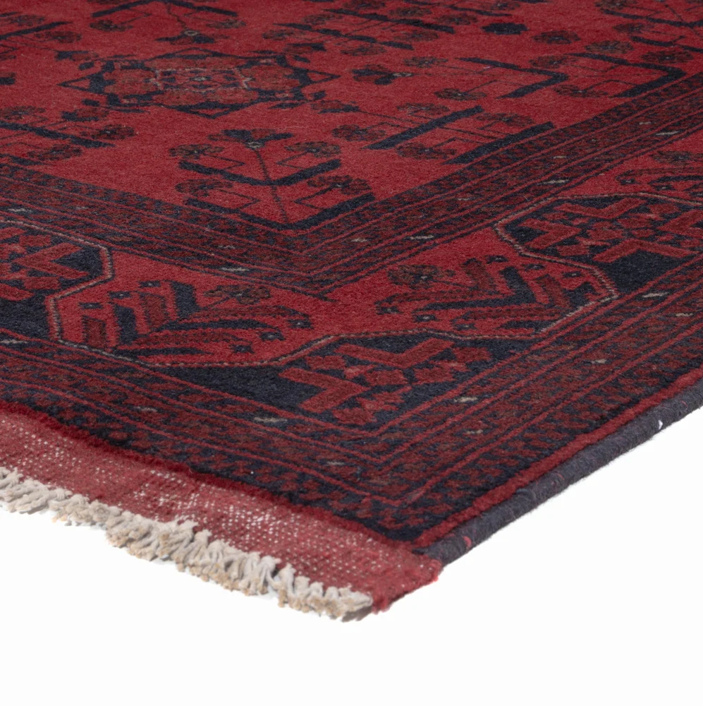 Afghanske tepper - Kunduz - 207 x 148 cm - rød