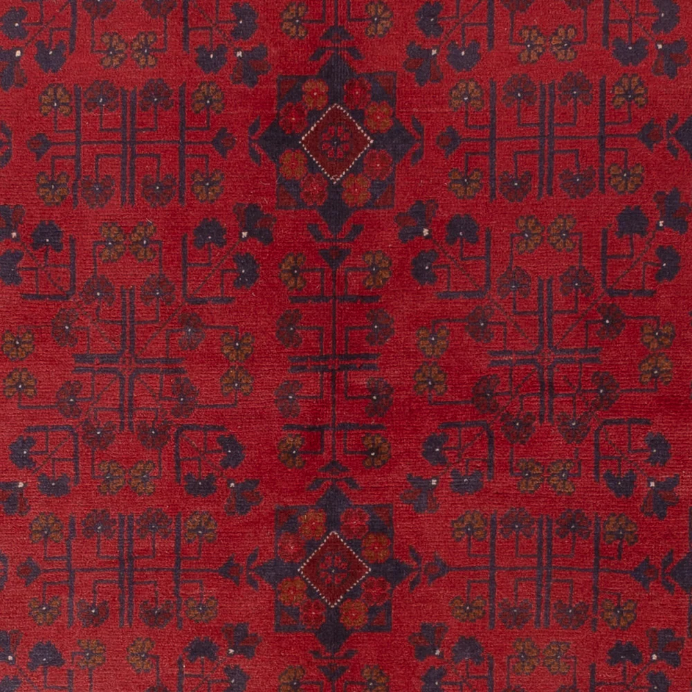 Afghanske tepper - Kunduz - 227 x 174 cm - rød
