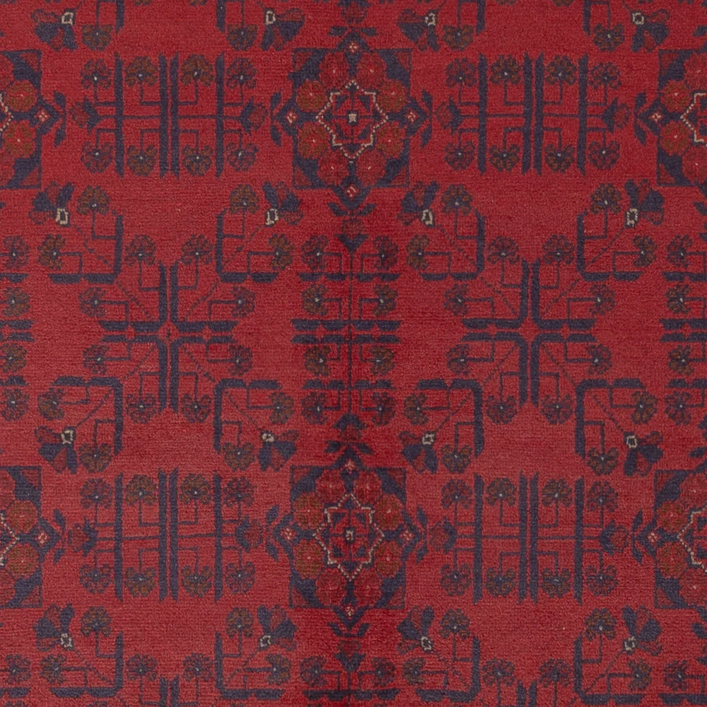Afghanske tepper - Kunduz - 229 x 177 cm - rød