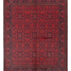 Afghanske tepper - Kunduz - 230 x 171 cm - rød