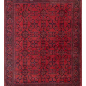 Afghanske tepper - Kunduz - 231 x 173 cm - rød
