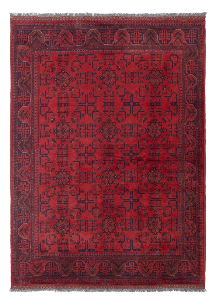 Afghanske tepper - Kunduz - 231 x 173 cm - rød