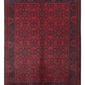 Afghanske tepper - Kunduz - 233 x 171 cm - rød