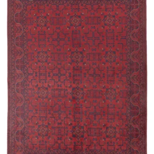 Afghanske tepper - Kunduz - 234 x 171 cm - rød