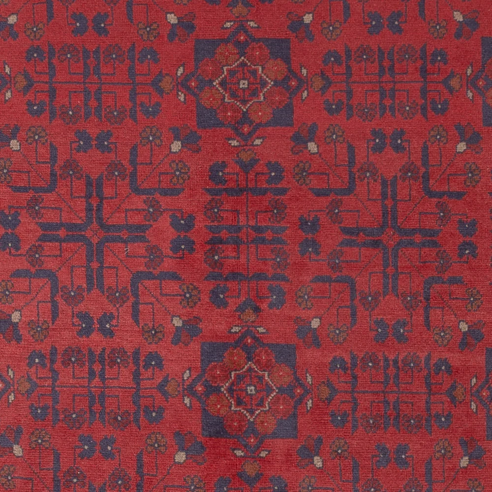 Afghanske tepper - Kunduz - 234 x 171 cm - rød
