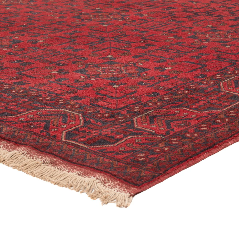 Afghanske tepper - Kunduz - 234 x 171 cm - rød