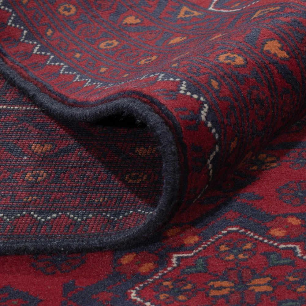 Afghanske tepper - Kunduz - 236 x 167 cm - mørk rød
