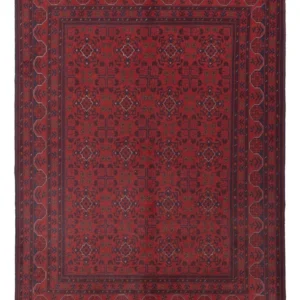 Afghanske tepper - Kunduz - 236 x 172 cm - rød